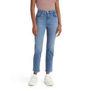 Women's Levi's 724 High Rise Slim Straight Cropped Jeans Color: Tribeca Moves